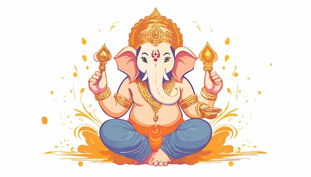 Vector ganesha