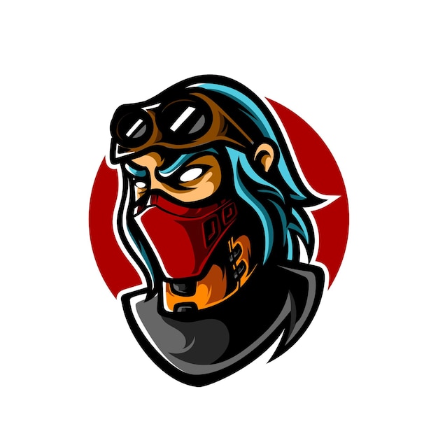 Gangster E Sport Mascot Logo