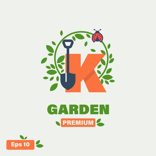 Garden Alphabet K Logo