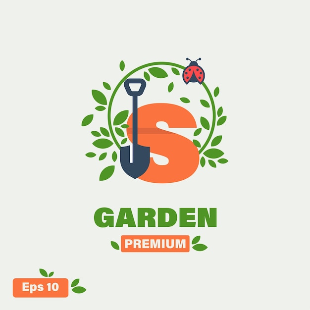 Garden Alphabet S Logo