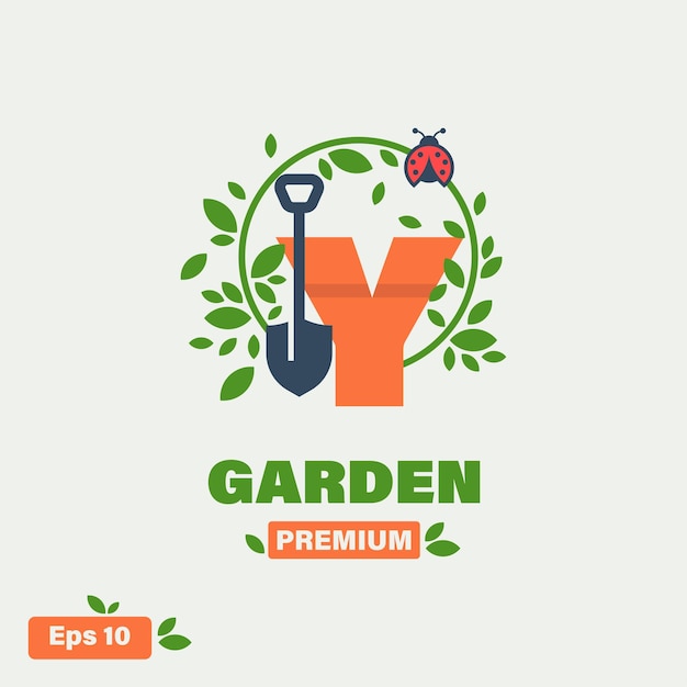 Garden Alphabet Y Logo