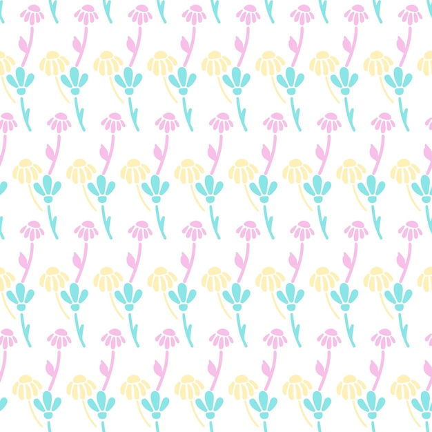 Garden flower plants seamless pattern for wallpaper and all printsCute pattern in small flower