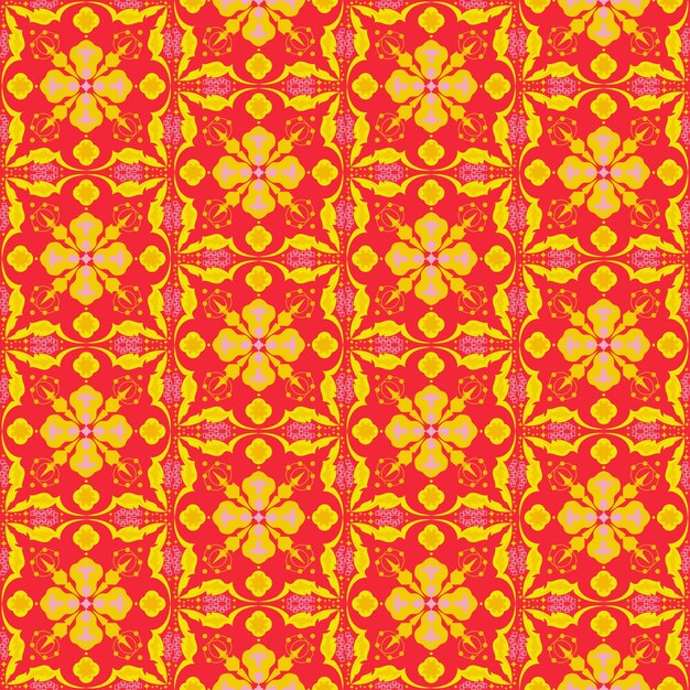 Vector garden nature seamless pattern floral background damask aboriginal wedding ornament art