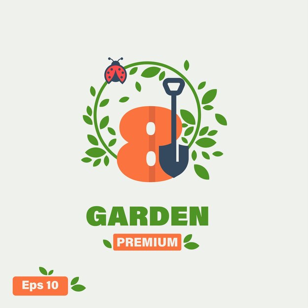 Garden Numeric 8 Logo