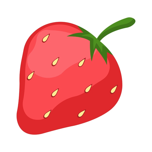 Garden strawberry icon Vector illustration isolated on white background