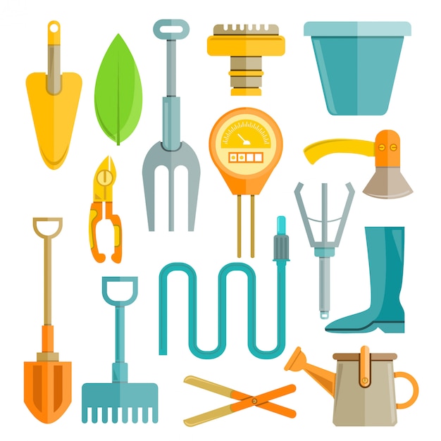 Garden tools and plant care utensils