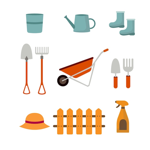 Vector gardening tools vector icon