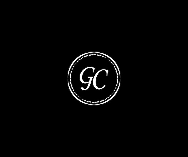 GC Letter Logo Design Vector