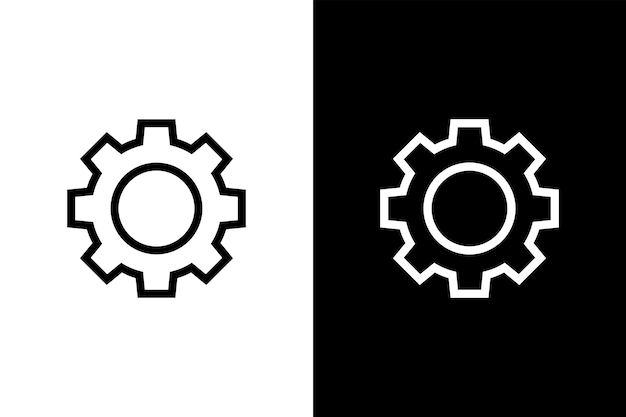 Gear icon Vector symbol gear