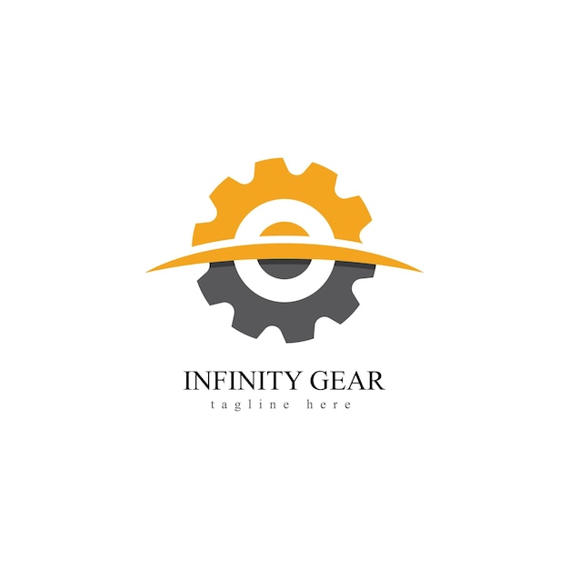 Gear logo icon symbol design template