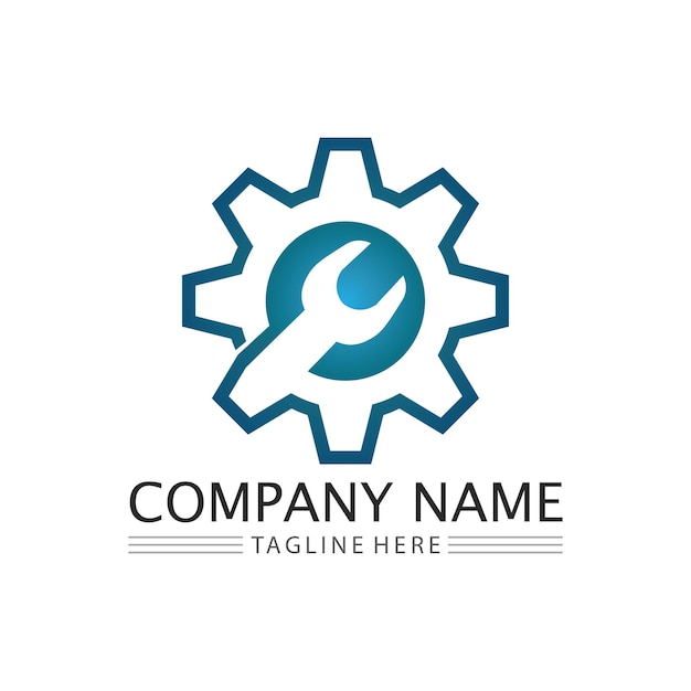 Gear Logo Template vector icon