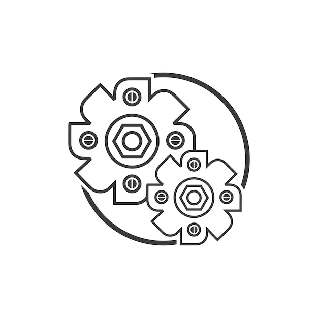 Gear Logo Template vector icon