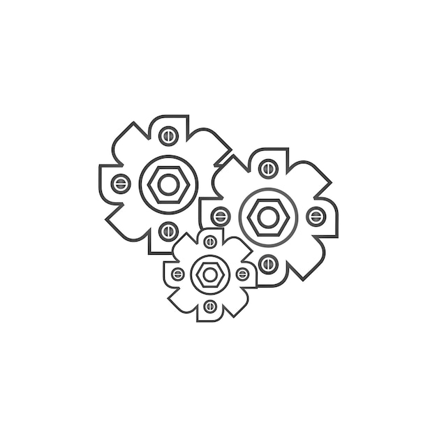 Gear Logo Template vector icon