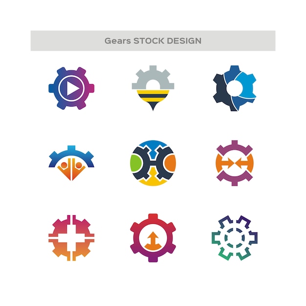 Gears Stock Logo Design