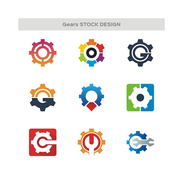 Gears Stock Logo Design