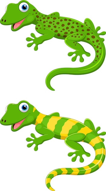 Gecko or lizard cartoon