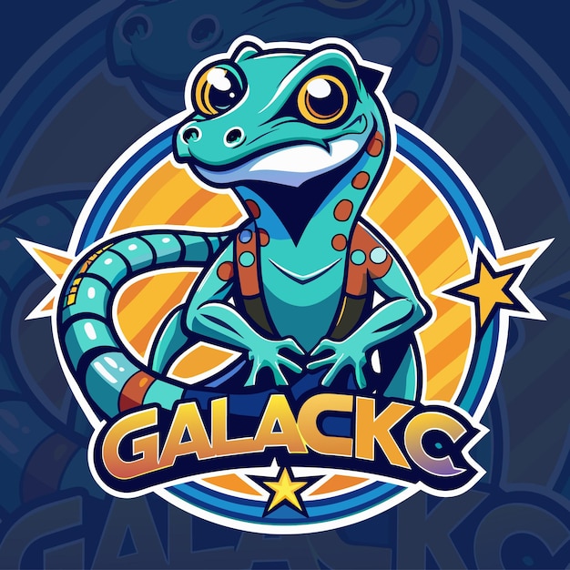 gecko mascot logo