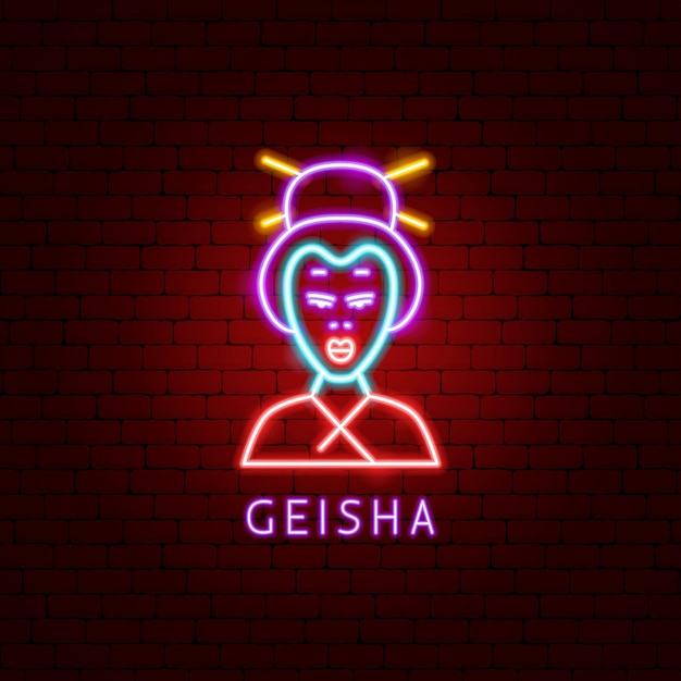 Geisha Neon Label