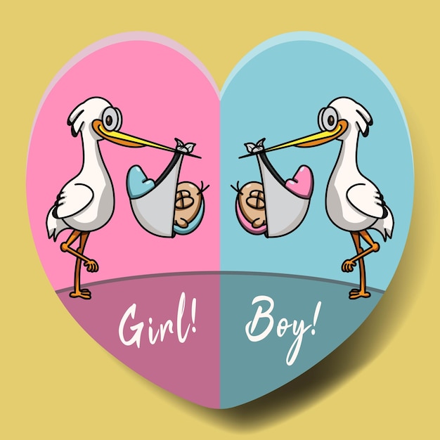 Gender Reveal Item Stork Love