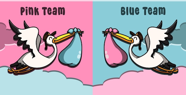 Gender Reveal Item Stork