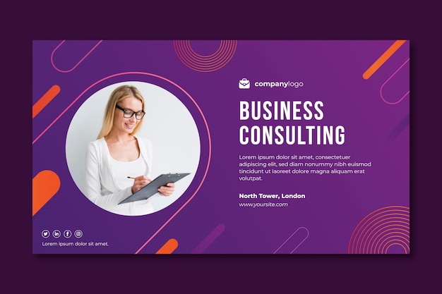 General business banner template