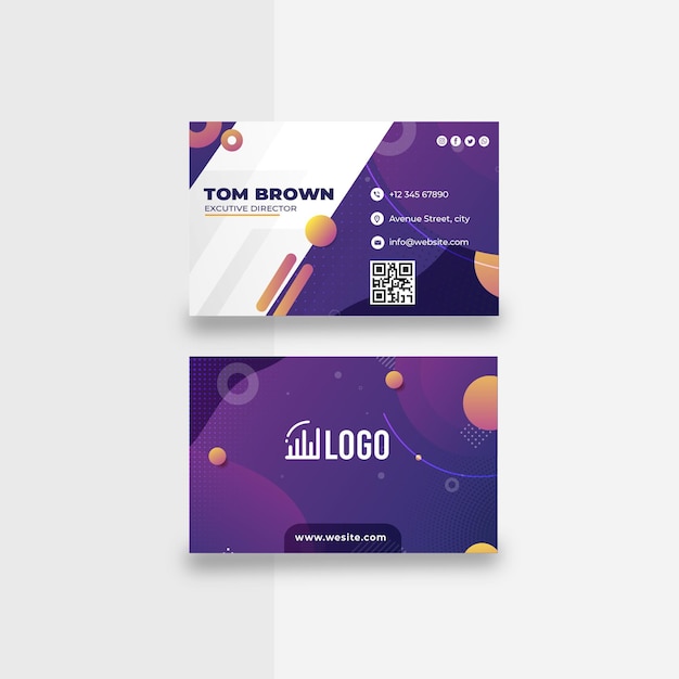 General business card template