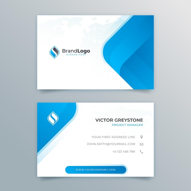 General business double-sided business card