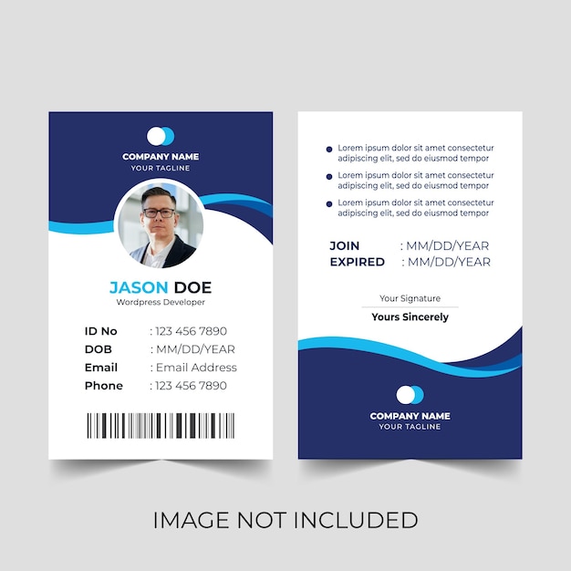 General business id card Template Design