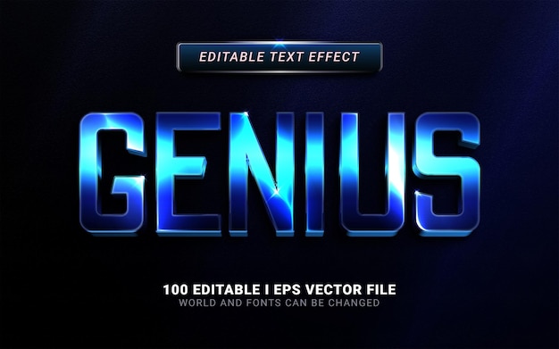 Genius text effect