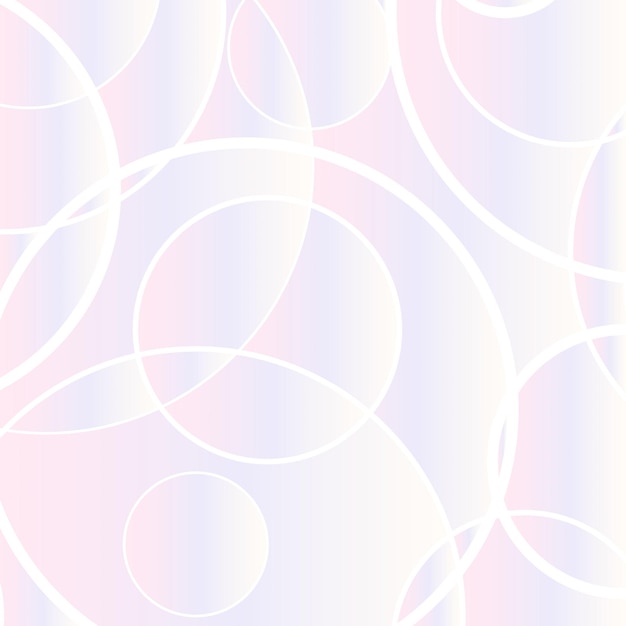 Gentle abstract background with circles and gradient