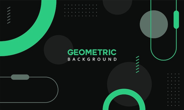 Geometric abstract background in minimal style