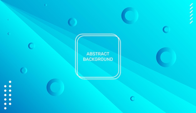 Geometric abstract background with light blue gradient color