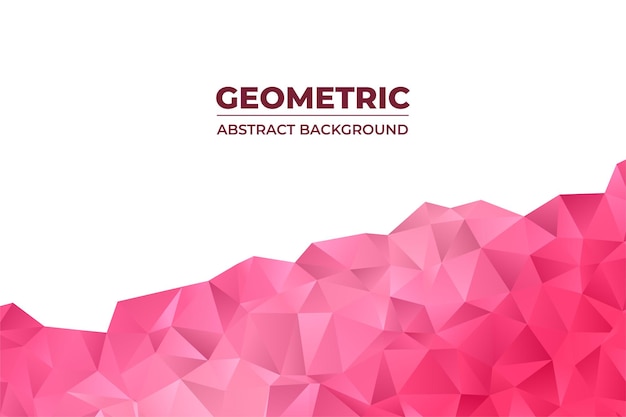 Geometric abstract background with triangle polygon