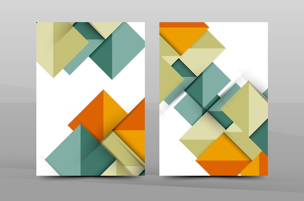 Geometric abstract background