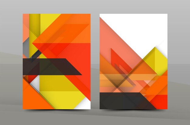 Geometric abstract background