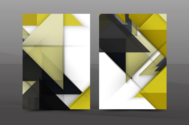 Geometric abstract background