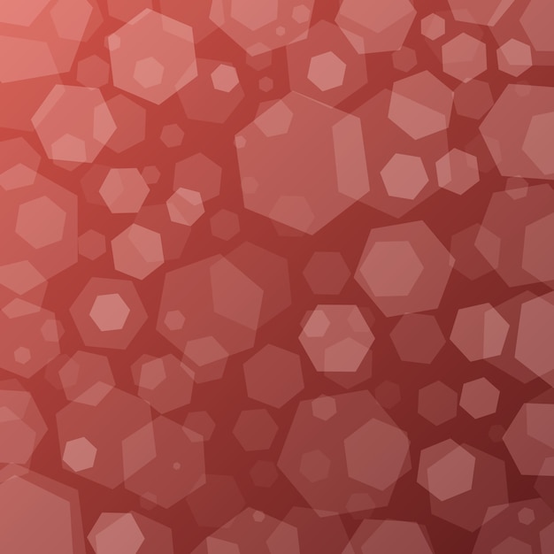 Geometric abstract techno background with hexagons