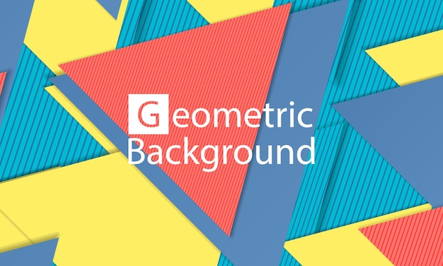 Geometric background. Minimal abstract Trendy colors.