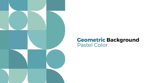 Vector geometric background pastel color