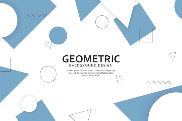 Vector geometric background with abstract polygonal shapes