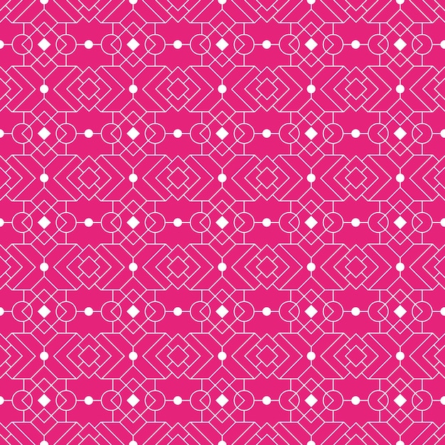 Geometric batik seamless pattern background.