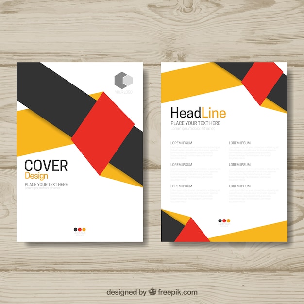 Geometric business brochure