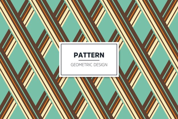 Geometric colorful seamless lineal pattern