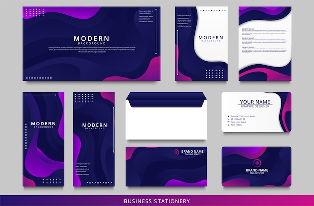 geometric corporate identity design