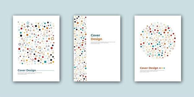 Geometric cover template