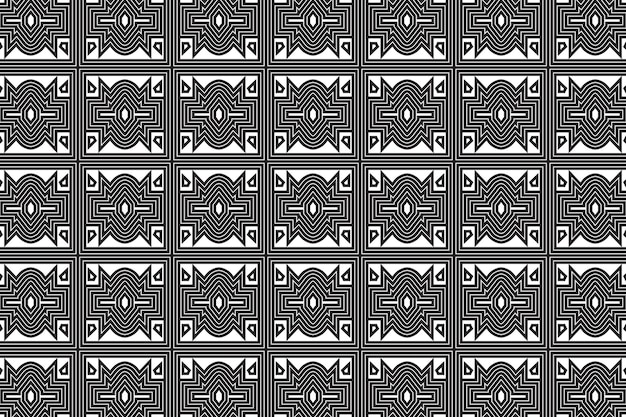 Geometric creative seamless lines pattern background