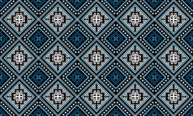 Geometric ethnic oriental seamless pattern traditional Design for background,carpet,wallpaper,clothing,wrapping,Batik,fabric,Vector illustration.embroidery style.