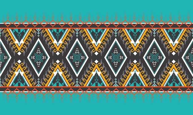 Geometric ethnic pattern.carpet,wallpaper,clothing,wrapping,batik,fabric,Vector illustration embroidery style.