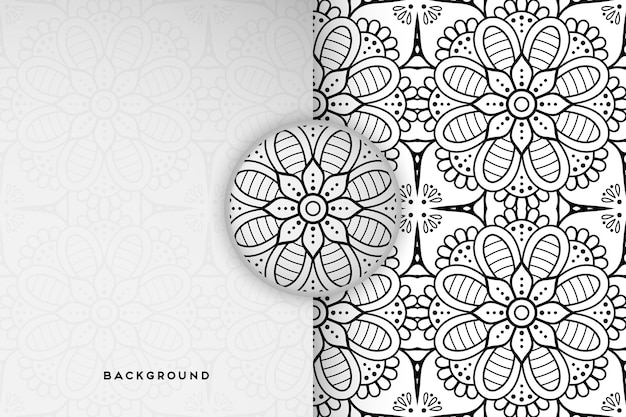 geometric floral background