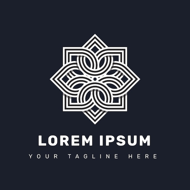 Geometric Flower Logo